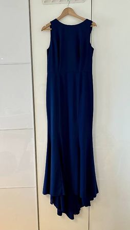 dunkelblaues Abendkleid/ Bridesmaid Kleid in Grösse 40