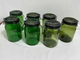 Bülacher Einmachgläser, 7 x 1 Liter