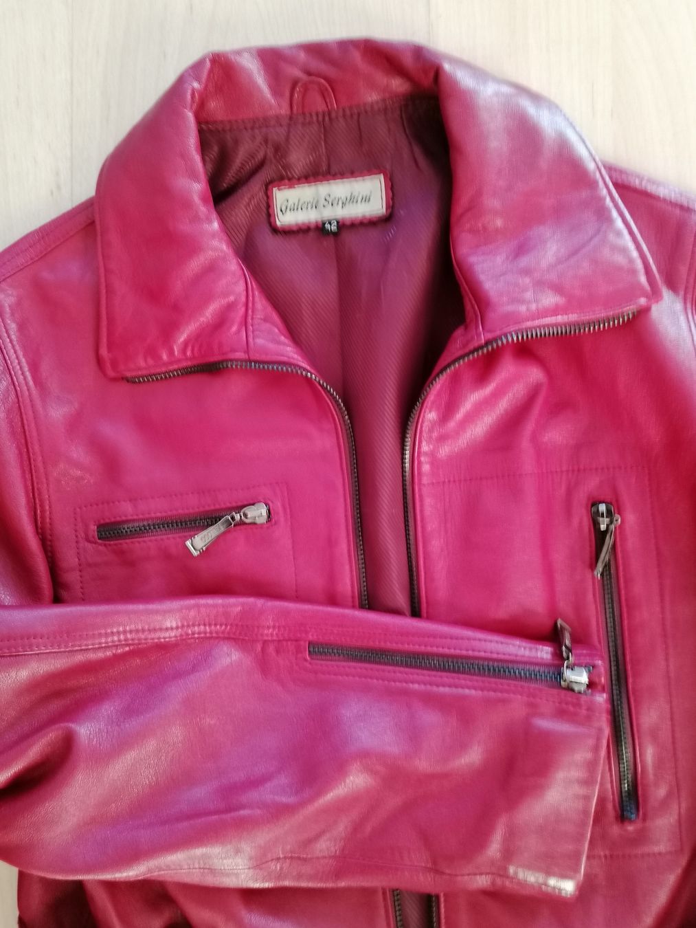 Giacche: Lederjacke aus weichem Nappaleder, Grösse 38 – Usato da Fehraltorf venduto da Fernweh01 1