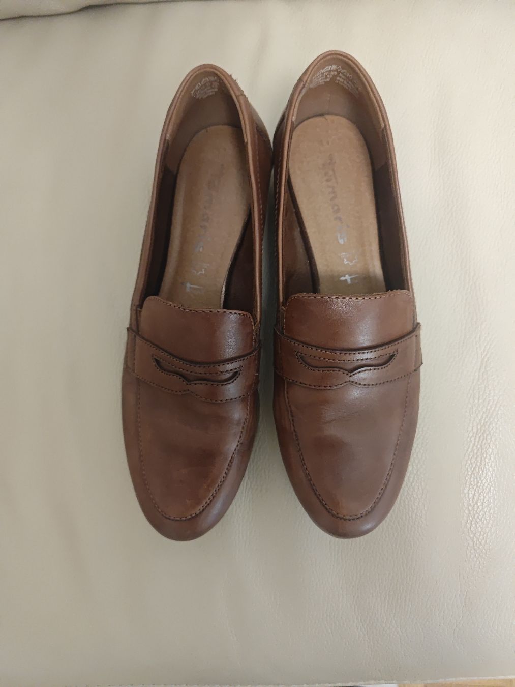 Tamaris Scarpe da donna: Tamaris Loafer cognac Grösse 41 – Usato da Zürich venduto da pamiciri 1