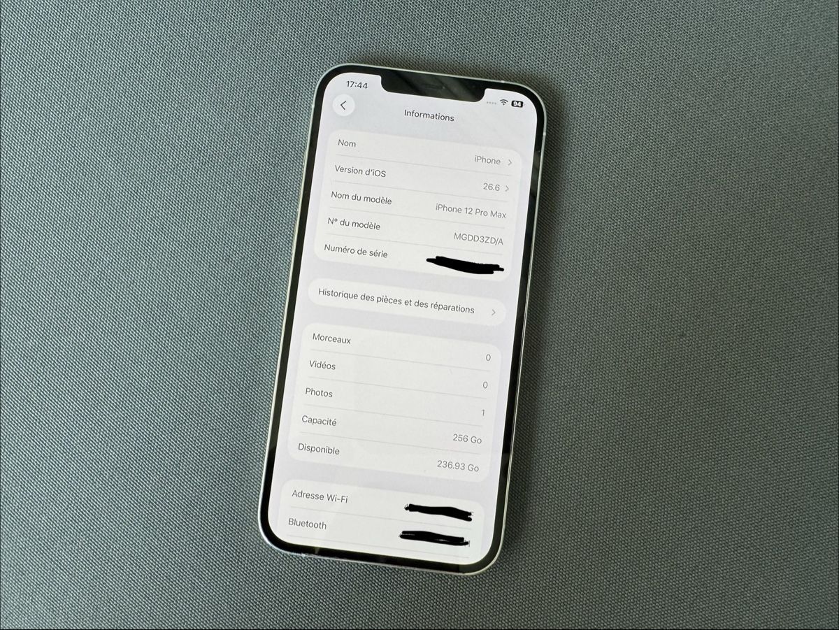 Apple Telefoni cellulari / Smartphones: Apple iPhone 12 Pro Max.  256 GO – Usato da Lausanne venduto da Denis- 6