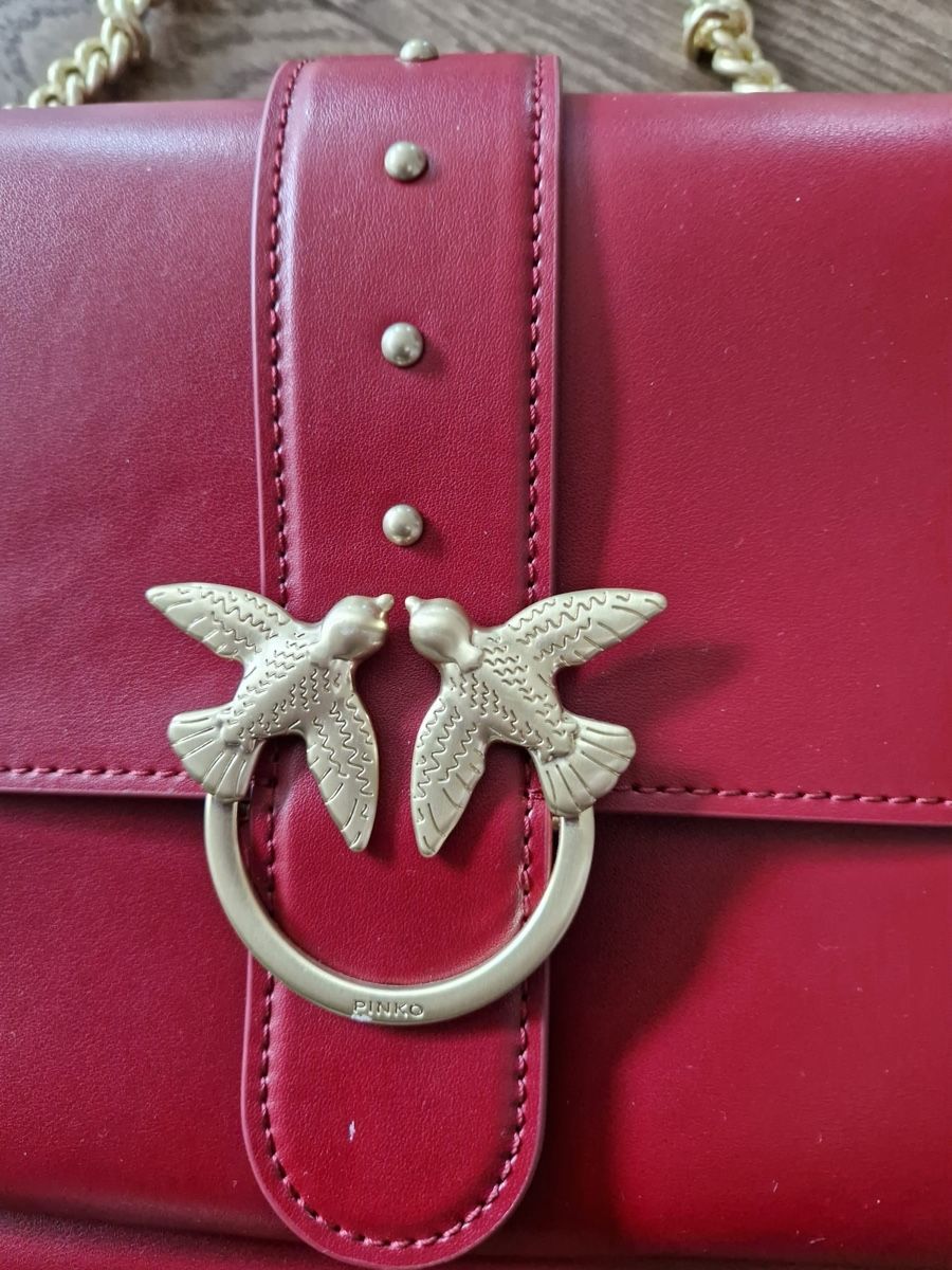 Pinko Borse da donna: Pinko Bag, Rot, Goldene Hardware – Usato da Wohlen AG venduto da Coco_91 1