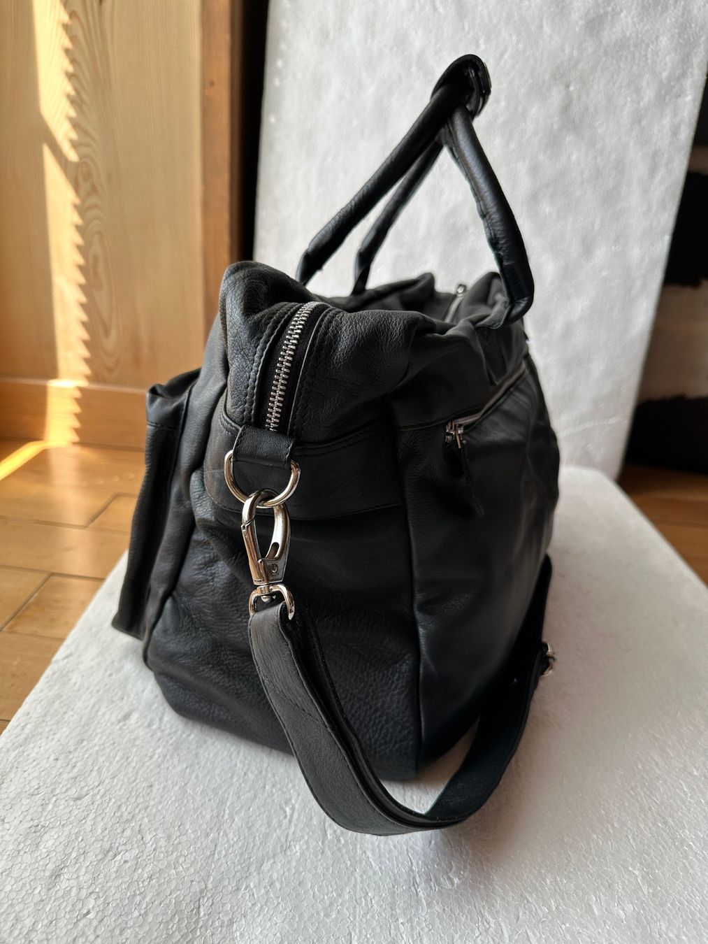 Taschen: Geräumige Leder Tasche schwarz von Kitchener items – Neu (gemäss Beschreibung) aus Gümmenen von FelizitasHermann 2