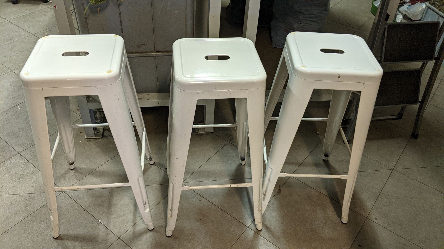 Sgabelli: 3Stk. Barhocker Industrie Optik – Usato da Rüti ZH venduto da kunstreich_8630 1