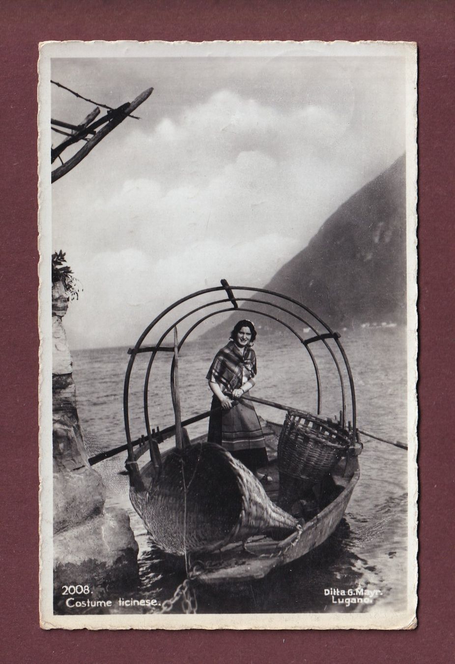 Cartes postales: TICINO - Barca - Costume – D'occasion à Pully par nicecards