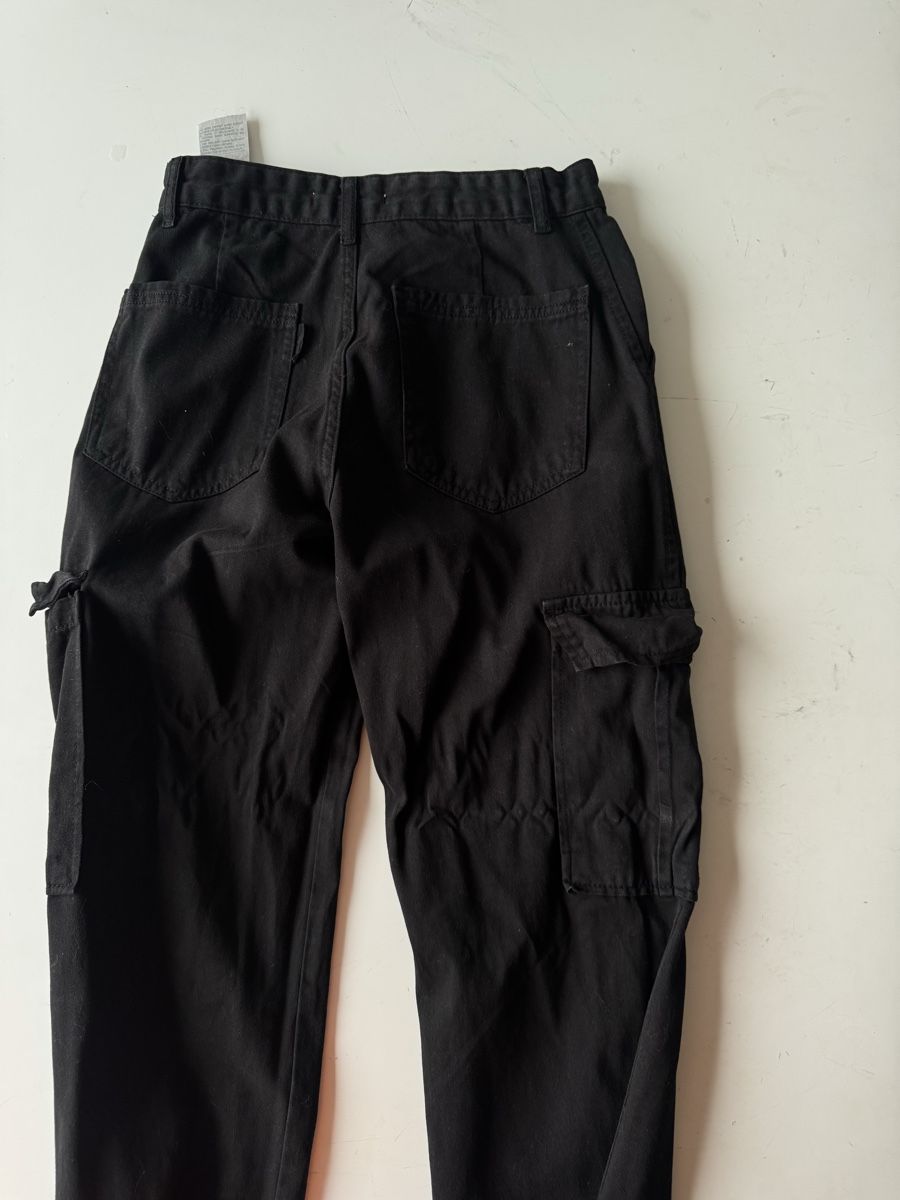 Stradivarius Hosen: Cargo Trousers, Werkhose Schwarz – Neu (gemäss Beschreibung) aus Zürich von forestF4iry 5