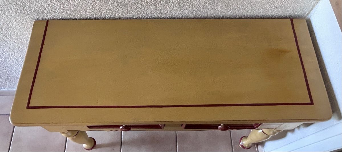 Cassettiere: Console et miroir assorti, style campagnard – Usato da Chêne-Bougeries venduto da Assouille 4