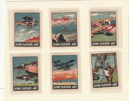 Soldatenmarken Schweiz. Fliegerabteilung 1917