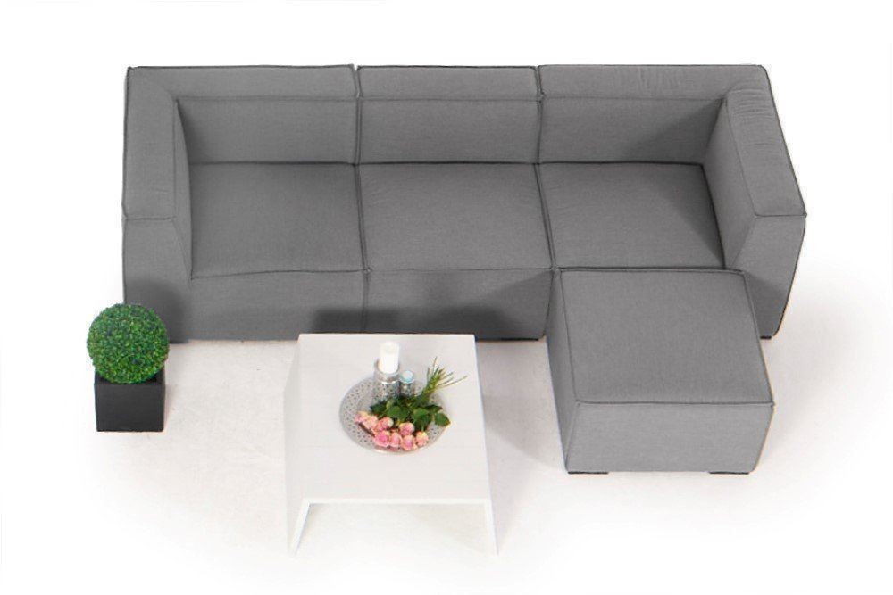 Viplounge Divani: Gartenmöbel 3-Sitzer Sofa mit Hocker – Nuovo e nell'imballaggio originale da Uznach venduto da viplounge 7