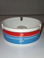 Schweizerische Kreditanstalt SKA Werbe-Aschenbecher Vintage