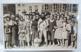 Alte Ansichtskarte Thun 1934 Ausschisset