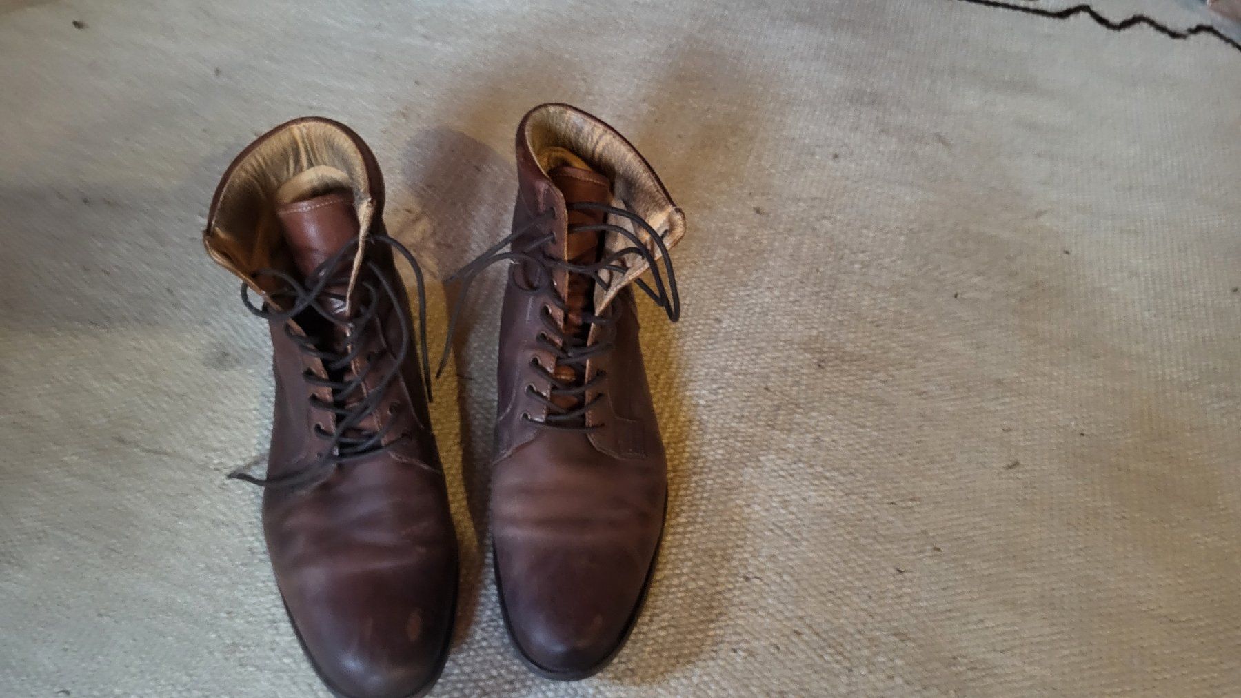 Scarpe da uomo: Schöne Herren-Lederschuhe – Usato da Trun venduto da nora210