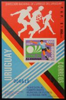 Uruguay Kat. 1304 Blockausgabe ** 1974 Kat. sehr selten