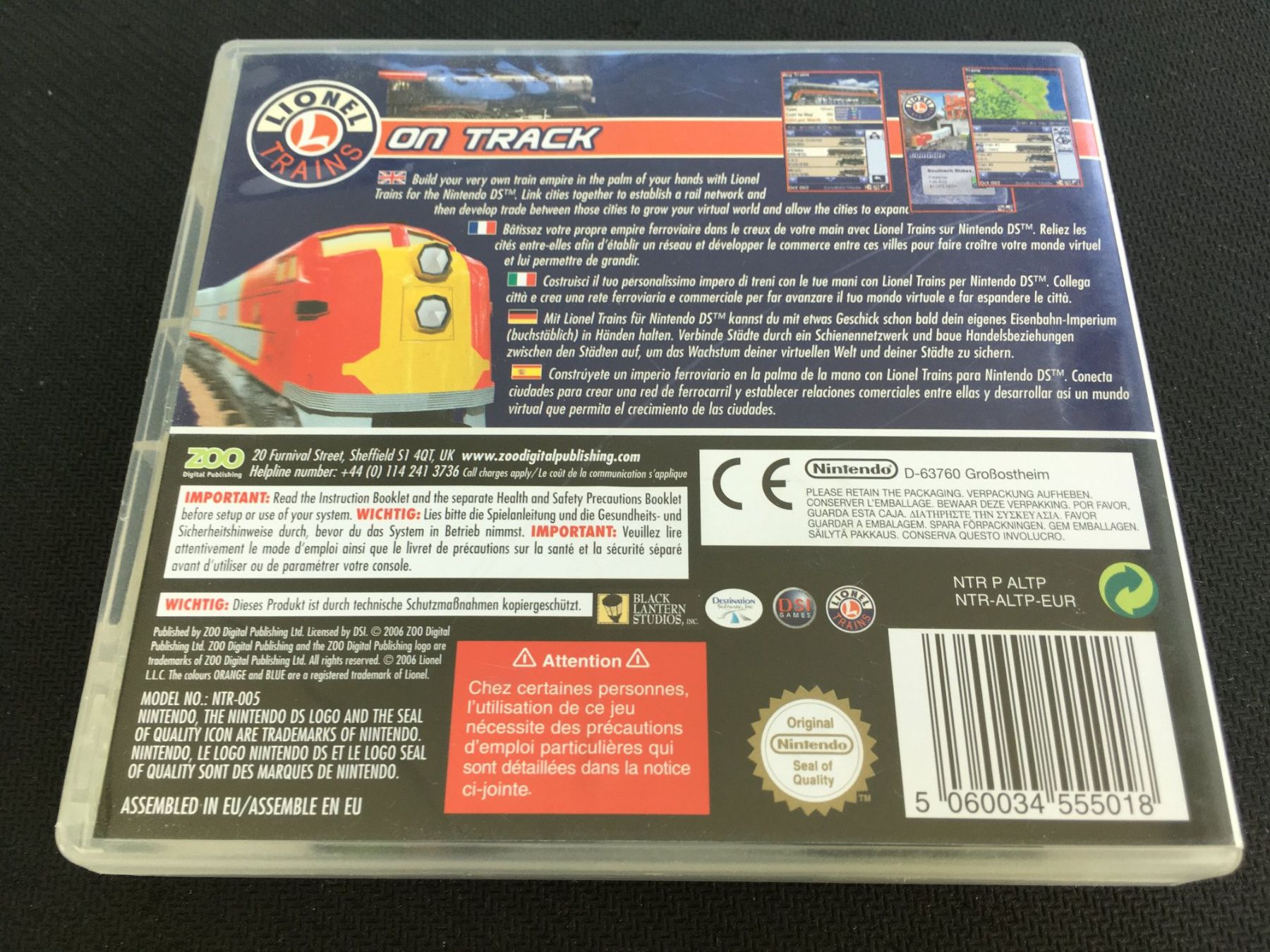 Nintendo Giochi: Lionel Trains: On Track Train Sim - Nintendo DS – Usato da St.Gallen venduto da Punktchen01 1