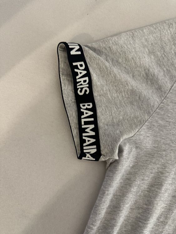 Balmain T-shirt: Balmain T-Shirt (grey) – Usato da Freienbach venduto da casciatoalessandro 1