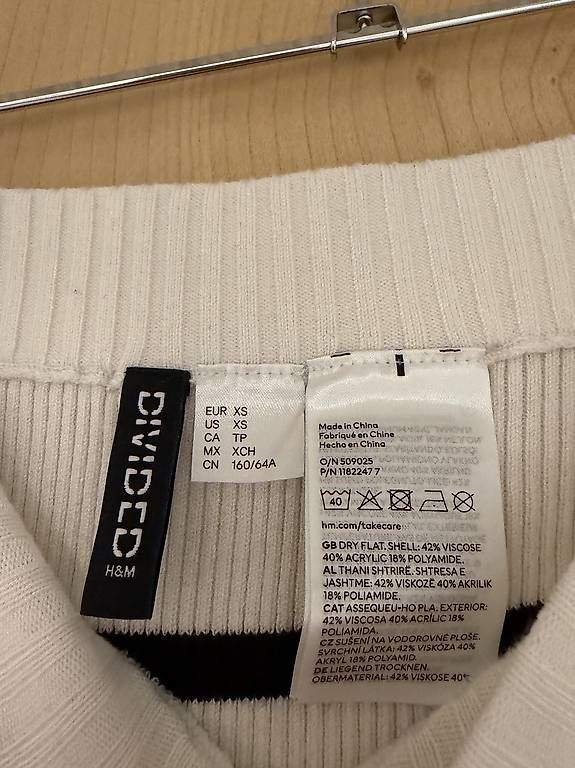 Vestiti: Gestreiftes Strickkleid – Usato da Rorschach venduto da Tara234 4