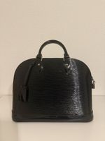Louis Vuitton Alma PM Black Electric Epi Patent Bag