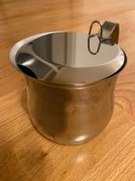 Milchkännchen Edelstahl mit Deckel