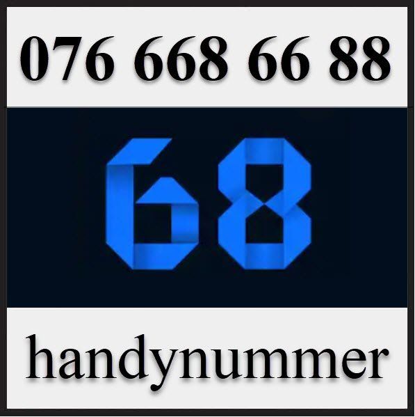 PrePaid-Karten: Handynummer, Telefonnummer, VIP Nummer 076 668 66 88 – Neu (gemäss Beschreibung) aus Winterthur von handynummerch