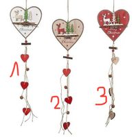 Baumschmuck Weihnachts Herzen mit viel Deko 50cm Holz