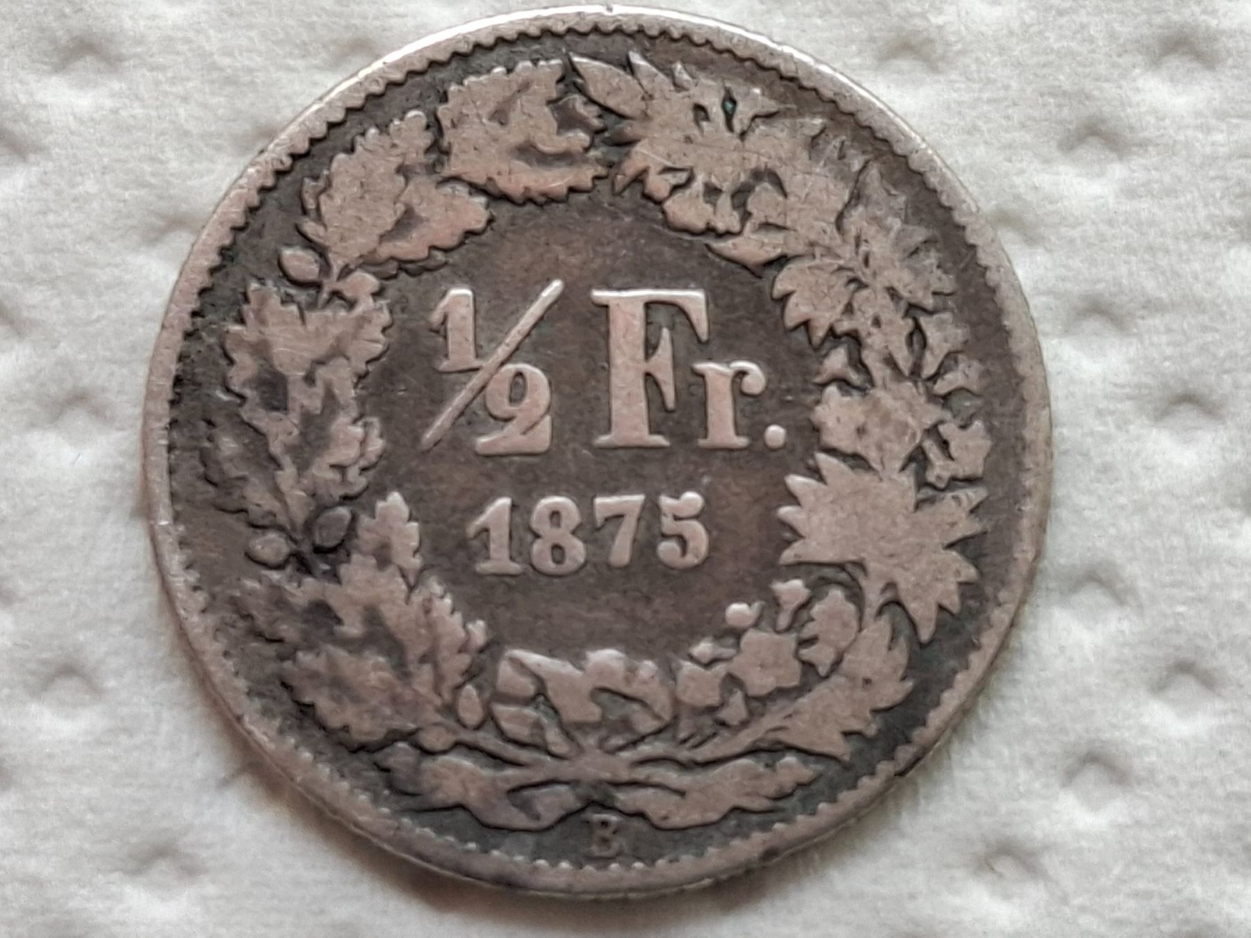 Tutti le monete: 50 Rappen 1875 – Usato da Neuchâtel venduto da Grandloupblanc 1