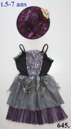 Costume sorcière / Hexe t. 5 - 7 ans