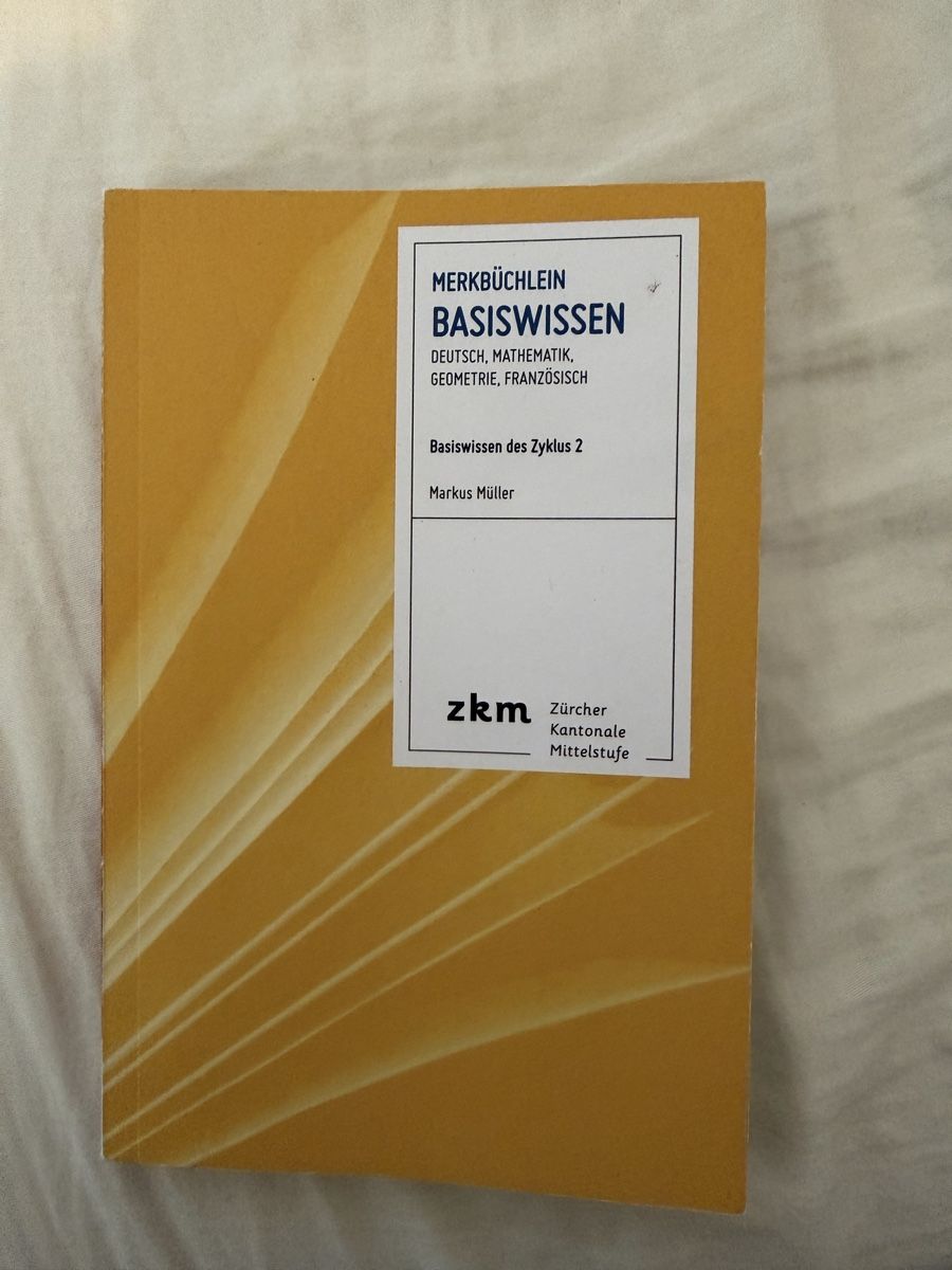 Libri: Basiswissen Merkbüchlein Mittelstufe – Nuovo (secondo la descrizione) da Uster venduto da oranger_pulli