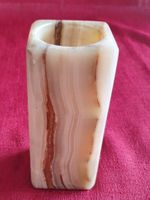 Schöner Onyx Stifthalter/ Briefbeschwerer, Vintage Look