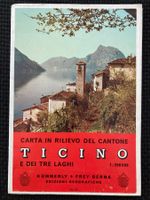 Ticino / Tessin, Reliefkarte 1:200'000,  1962