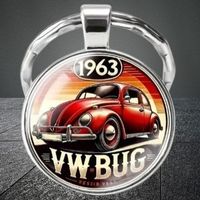 🔴🚗 VW Käfer „VW BUG“ Schlüsselanhänger – Retro Vibes! 🚗🔴