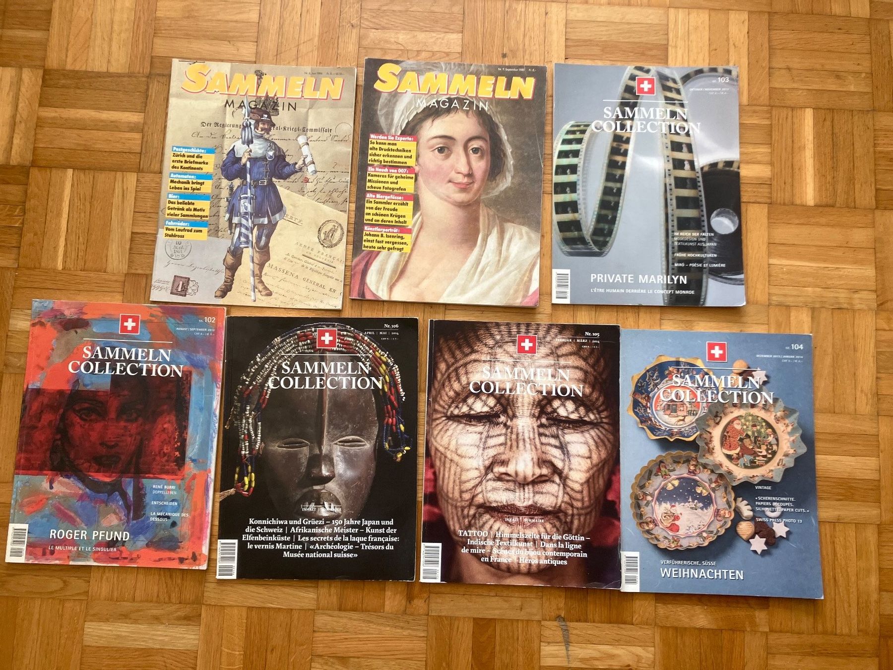 Zeitschriften & Magazine: 7 Sammeln Magazine – Gebraucht aus Basel von djwwpp
