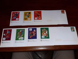 7 enveloppes coupe du monde 1998