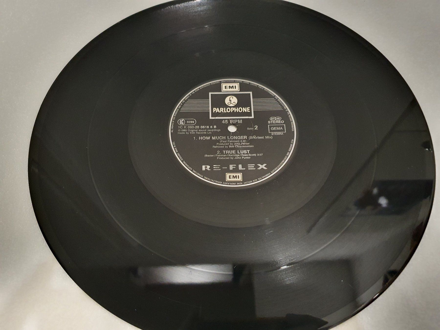 Schallplatten: Re-Flex – How Much Longer (Maxi, Synth-pop, Electronic) – Gebraucht aus Uster von Vinyl-Leidenschaft 4