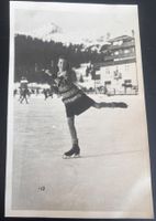 Karte vom Eisfest in Arosa 1928