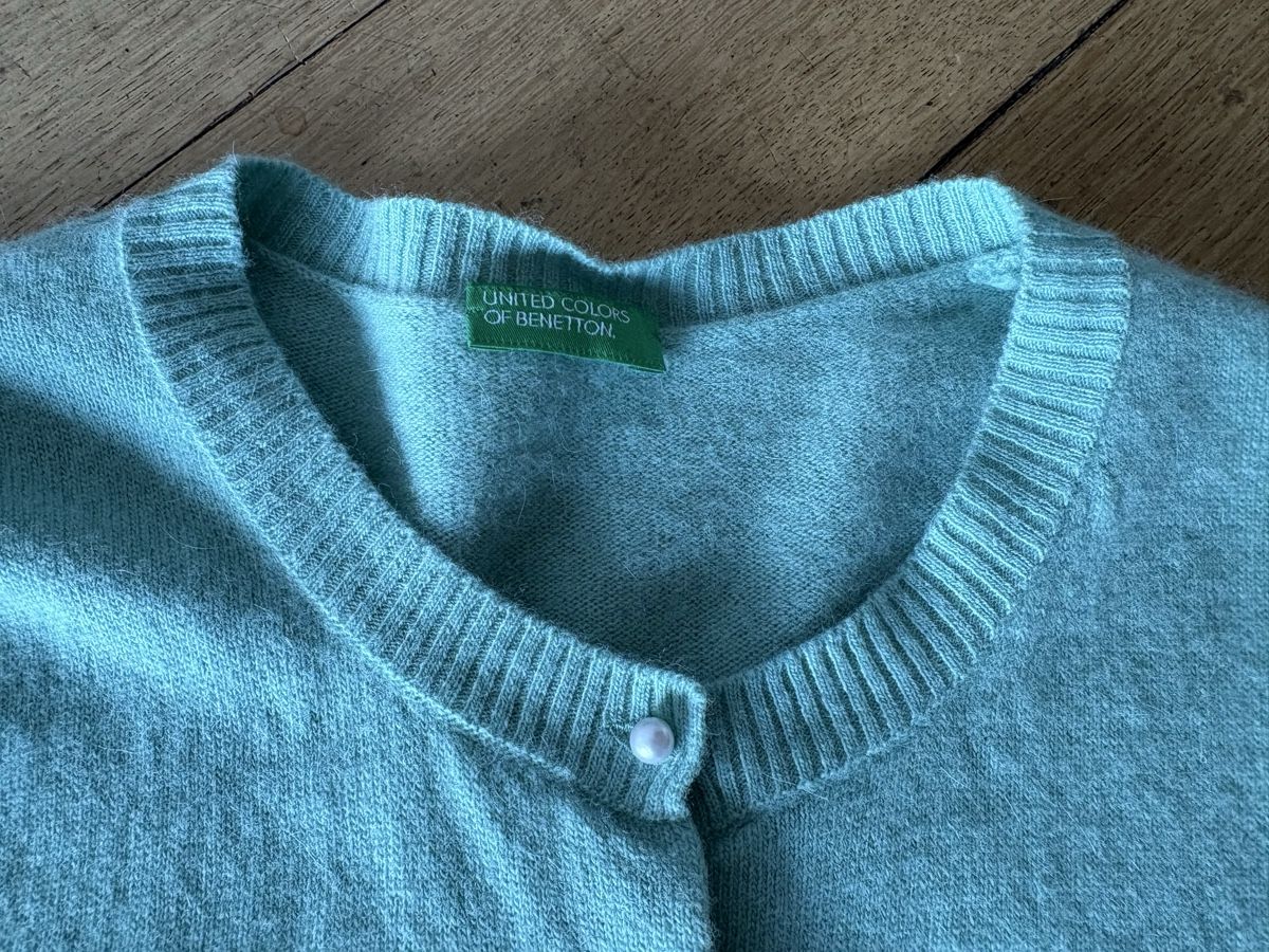 Benetton Giacche: Benetton Strickjacke, XS, Mintgrün, wunderschön – Usato da Bern venduto da Etzy 4