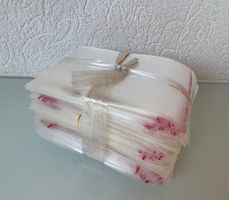 200 x Cellophan Säckli Zellophan  8/9 cm (12)  klar + sauber