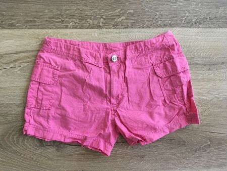 myc Shorts Hose rosa mit rosa Glitzer Stein Knopf Gr 152