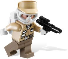 LEGO Star Wars Hoth Rebel Trooper (Orange Chin Dimp (sw0259)