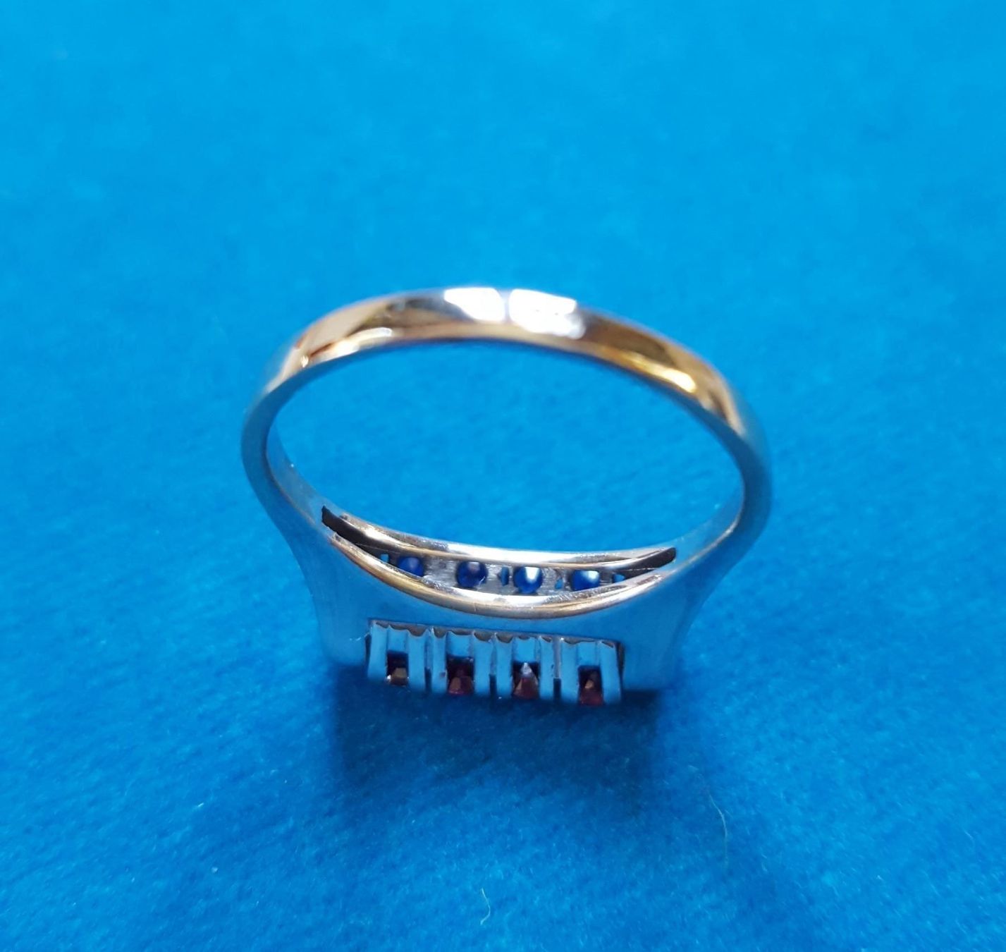 Anelli: 750 Gold Ring Brillanten/Rubine/Saphire – Usato da Wald ZH venduto da Aniade 3