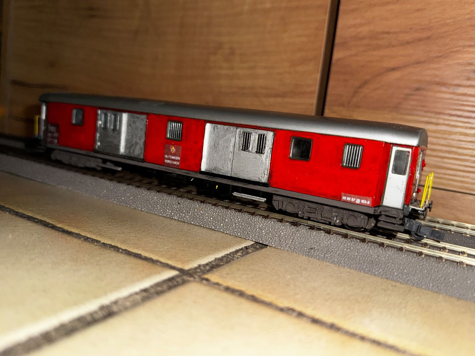 Fleischmann Modellini di ferrovie: SBB Wagon de service de fabrication artisanale – Usato da Genève venduto da den_8z8h 3