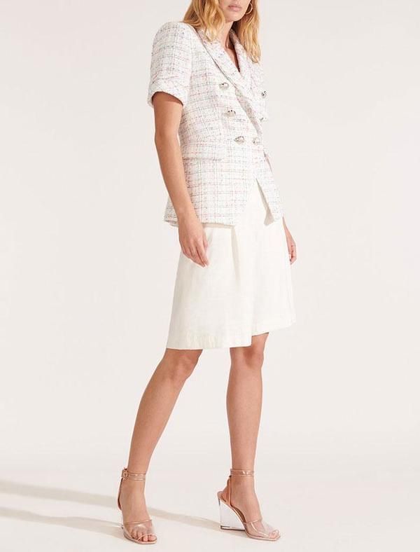 Jacken: VERONICA BEARD Jenny White Multi Short Sleeve Jacket Gr S – Neu (gemäss Beschreibung) aus Ebmatingen von dartim