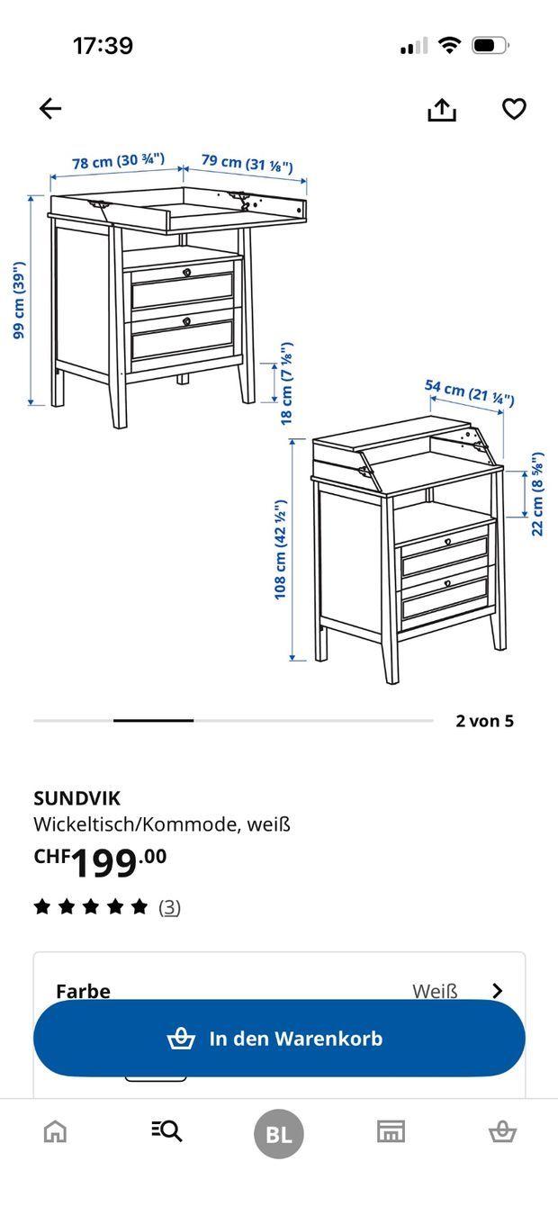 Ikea Letti: Baby/Kinderzimer set – Usato da Kerns venduto da LaBrigusz 5