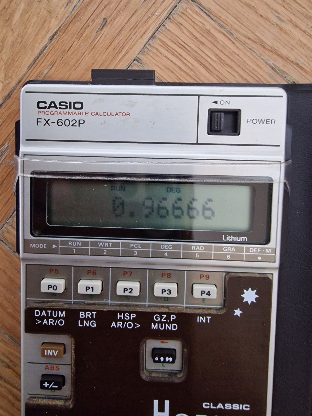Casio Calcolatrici tascabili: Calculatrice programmable Casio FX-602P avec etui, bon état – Usato da La Chaux-de-Fonds venduto da Ric_m628 4