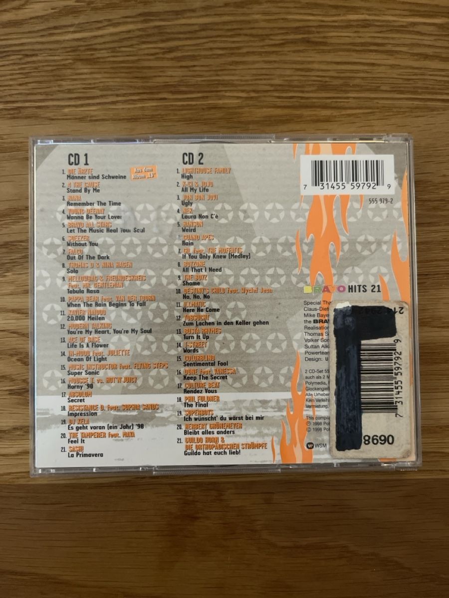 CD: Bravo Hits 21, Doppel CD – Usato da Sursee venduto da abcdxyz 1
