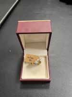Goldring GG/WG 18Karat mit Brillant 0.15ct Gr. 50