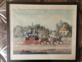 Antikes Bild "The Edinburgh Express"