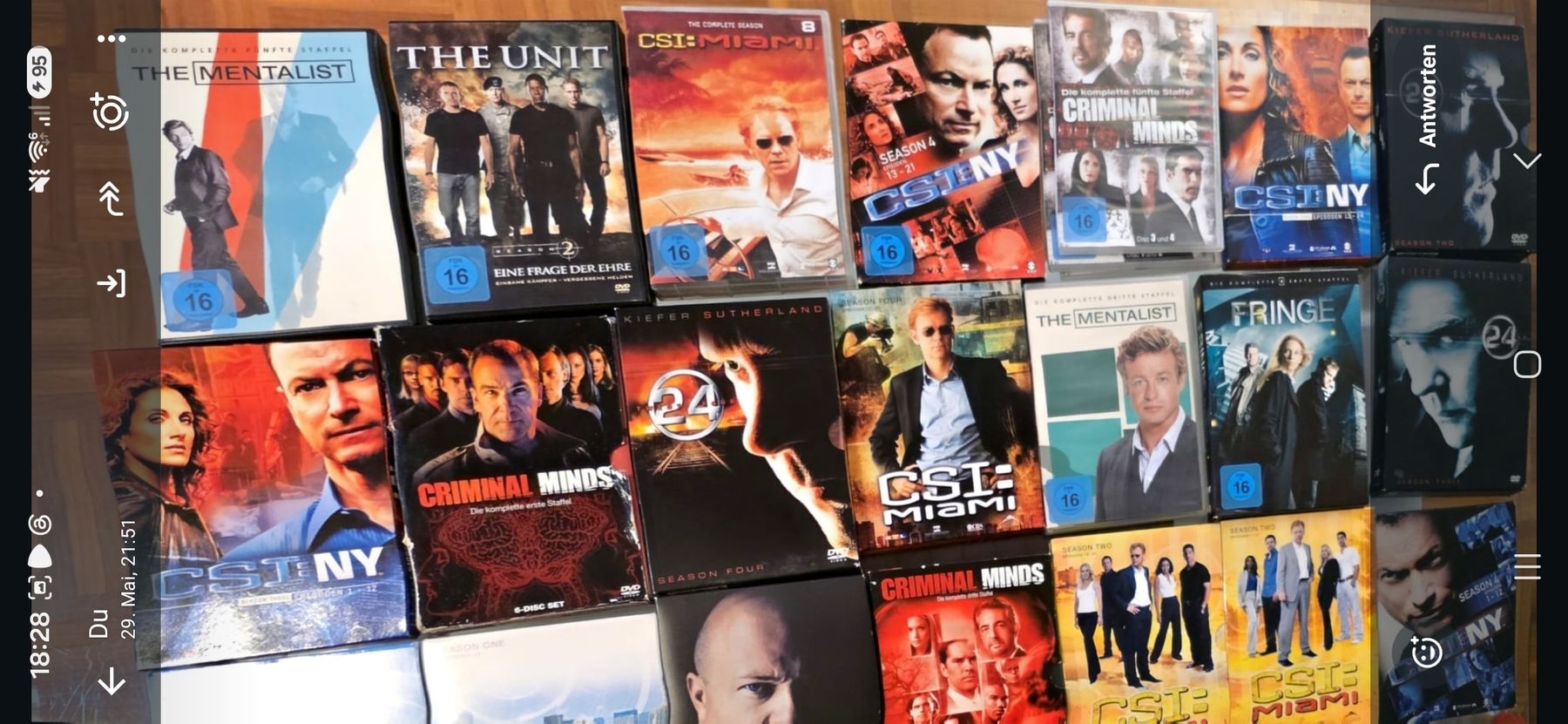 Tutti i DVDs: DVD-Seriensammlung Konvolut sammlung – Usato da St. Gallen venduto da chrisbenoit01 2