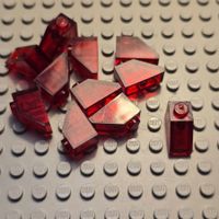 Lego 11 x Dachstein 1x2 (3040) trans. orange