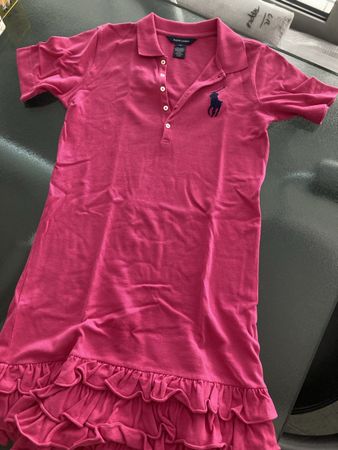 Ralph Lauren Kleid, Gr. XL (12-14 J.), pink, top Zustand!