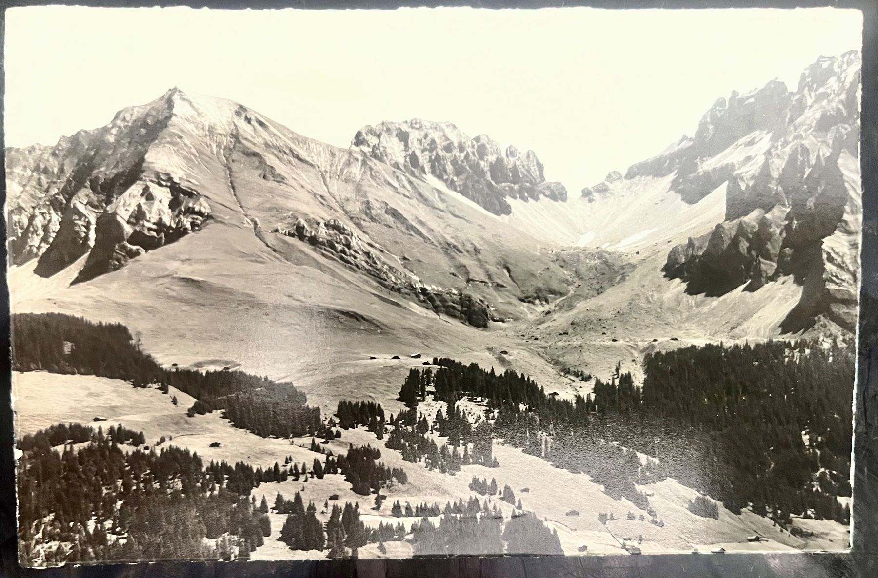 Ansichtskarten: Adelboden Bunderspitz Nanihorn alte Postkarte – Gebraucht aus Basel von so1_nf6l